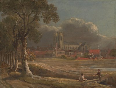 Westminster Abbey from Tothill Fields by John Varley